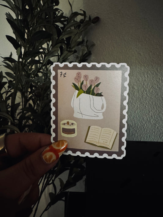 stamp sticker